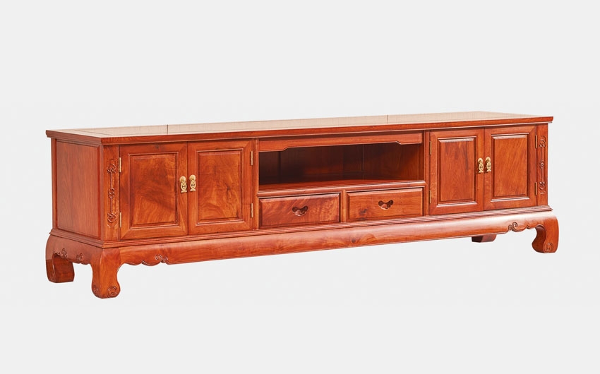 国色天香四门两抽电视柜