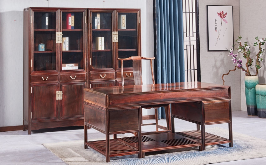 明式书桌书柜